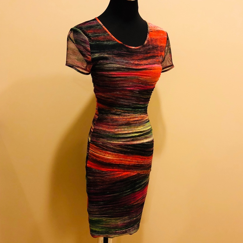 BCBG Max Azria Multi Color “Donna” Dress